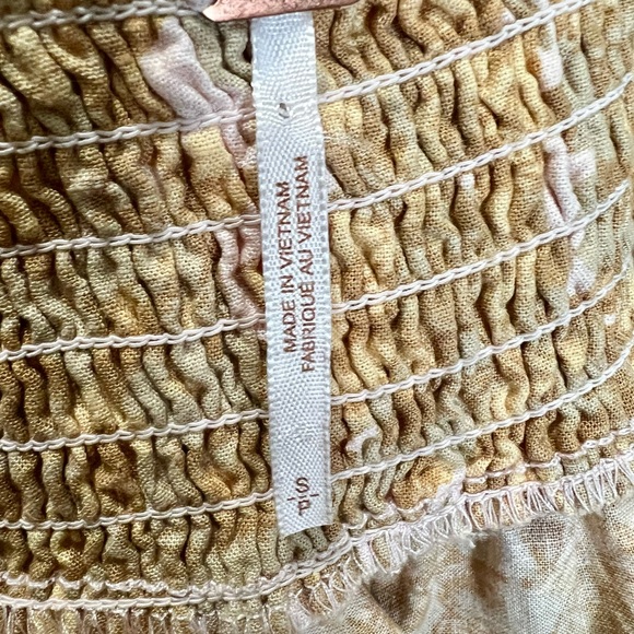 Free People Pattern Play Mini Dress Size Small - Picture 7 of 12